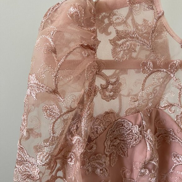 Chi Chi London Dorothee Skater Dress in Pink - Picture 8 of 12